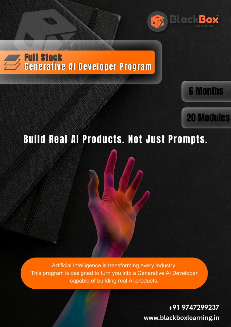 Full Stack Generative AI brochure — page 1