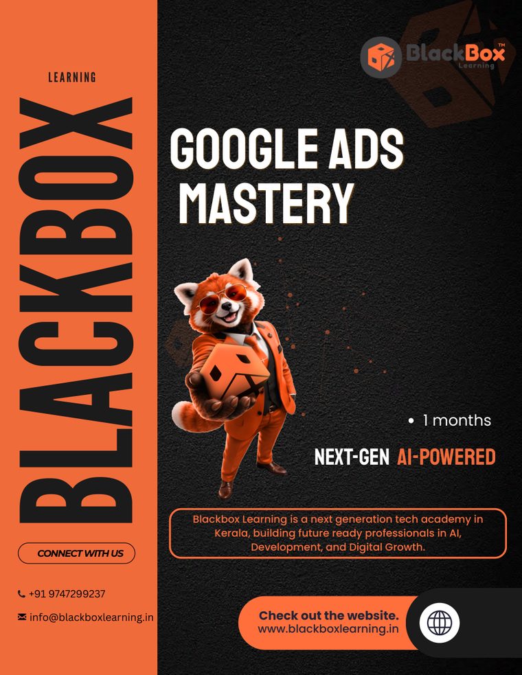 Google Ads Mastery brochure — page 1