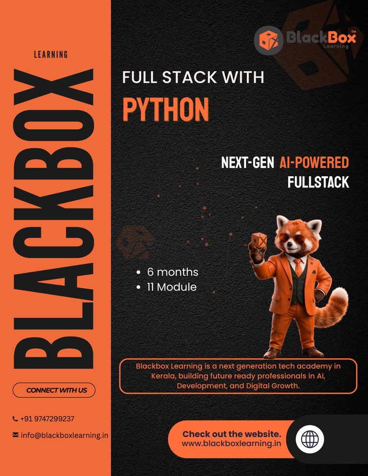 Python Full Stack brochure — page 1